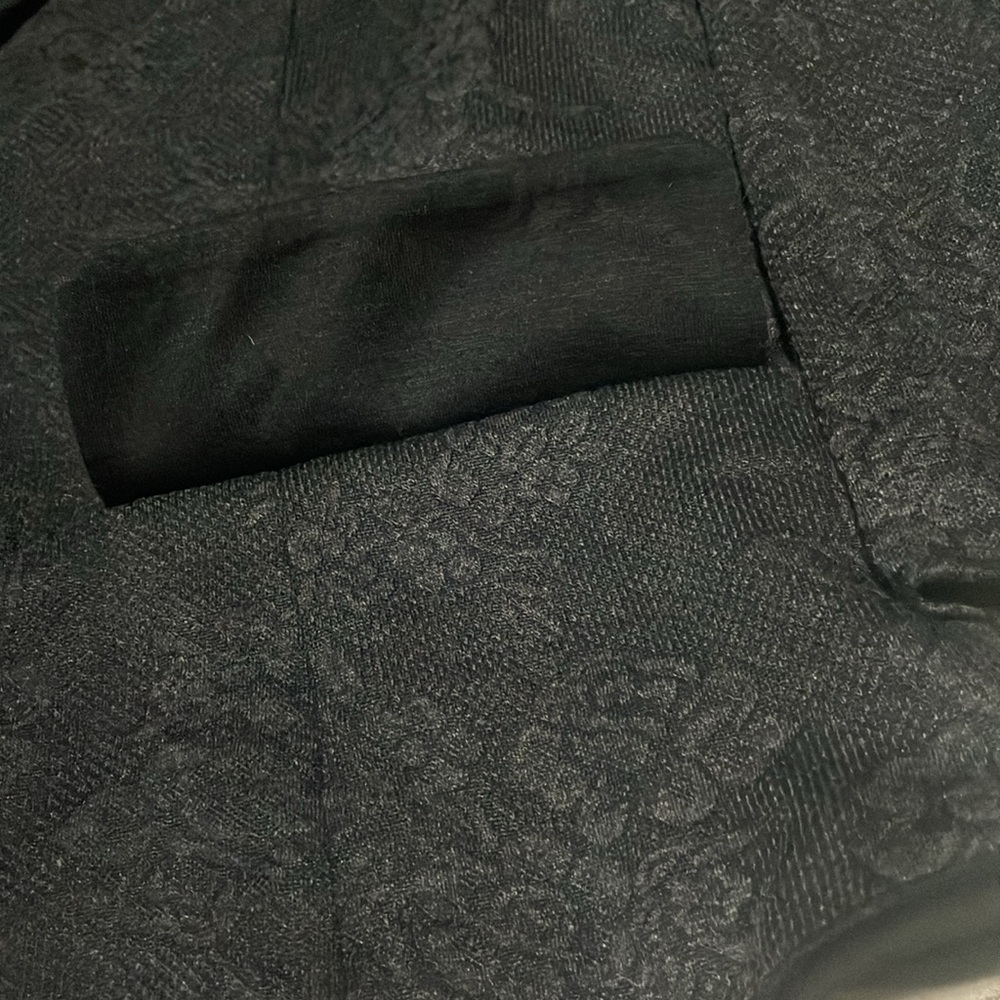 Wet Seal SZ L Black Floral Single Button Front Blazer - Picture 14 of 15